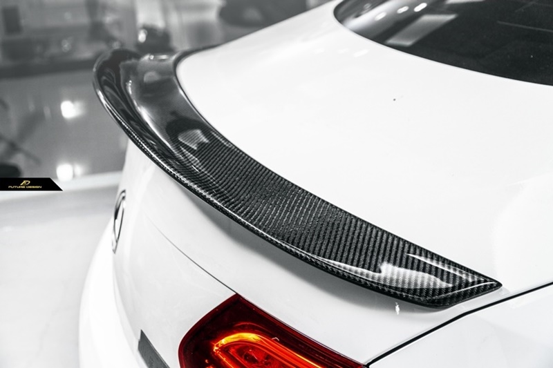 W205 Coupe - PSM style Carbon Trunk Spoiler_006